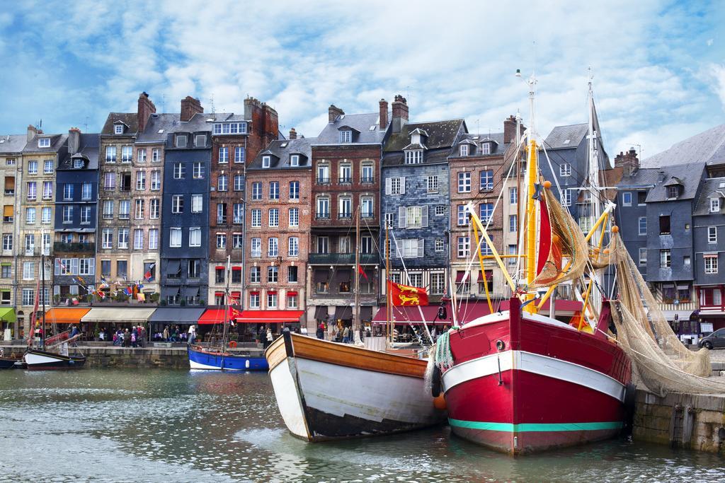 Le Balcon Du Port Lägenhet Honfleur Exteriör bild